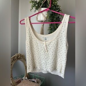 Brandy Melville DALIS THERMAL FLORAL TANK